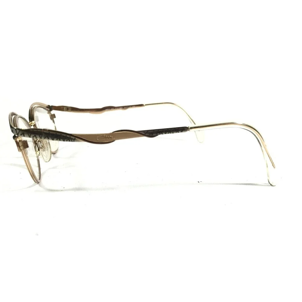 Cazal Eyeglasses Frames MOD.297 Col.697 Gold Round Cat Eye Wire Rim 54-17-135